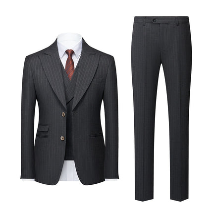 black suit, black men's suit, black wedding suit,