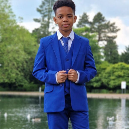 Baby Boys 5 Piece Blue for Wedding Prom Party Sweetearing