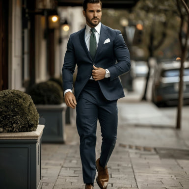 The Classic Navy Suit: A Timeless Wardrobe Essential