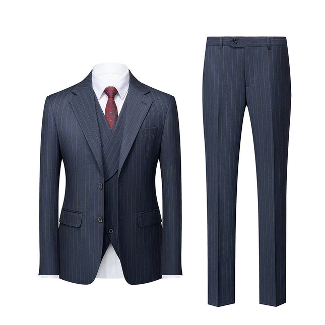 Men's Casual Wedding 3-Piece Suit (Blazer+Vest+Pants)