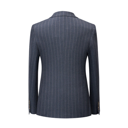 Men's Casual  Slim Striped 3-Piece Suits