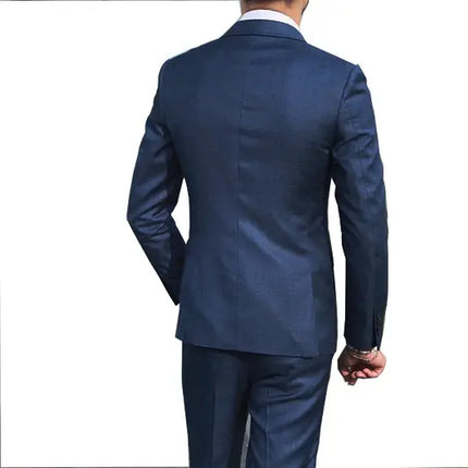 Casual Men's 3 Pieces Mens Suit Regular Fit Notch Lapel Tuxedos (Blazer+vest+Pants)