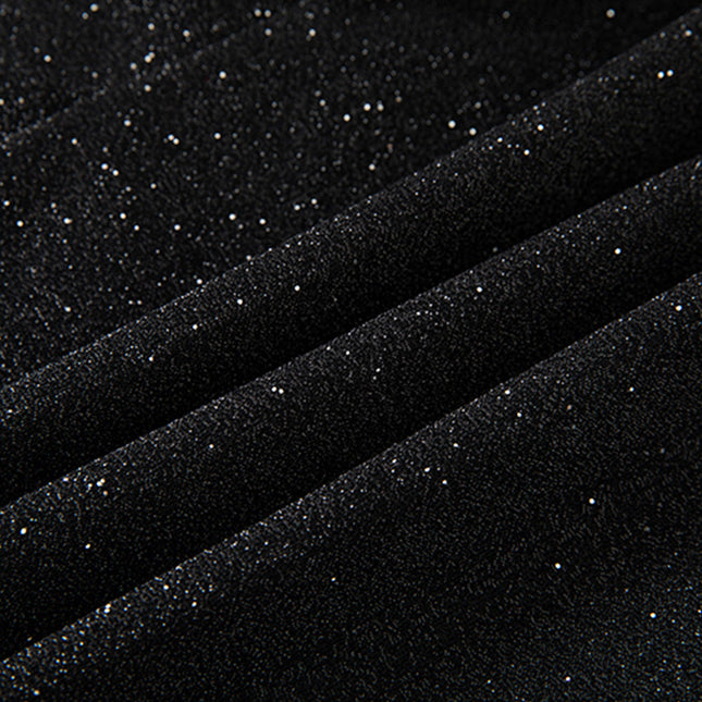 Men's 2-Piece Starry Black Smoking Suit
