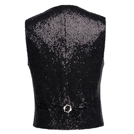 Men's Sequin Fashion Vest Black Vest sweetearing  Tuxedos, Formalwear, Wedding suits, Business suits, Slim-fit suits, Classic suits, Black-tie attire, Dinner jackets, Prom suits