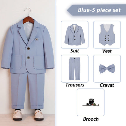 5 Pieces Boy Suit for Wedding Prom Party Sweetearing