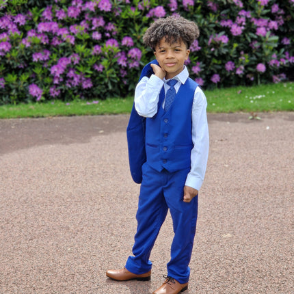 Baby Boys 5 Piece Blue for Wedding Prom Party Sweetearing