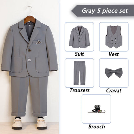 5 Pieces Boy Suit for Wedding Prom Party Sweetearing