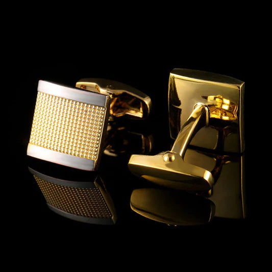 Gold French Business Cufflinks