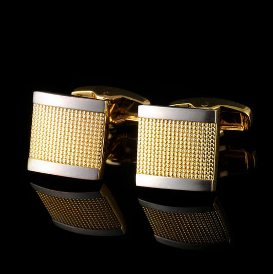 Gold French Business Cufflinks