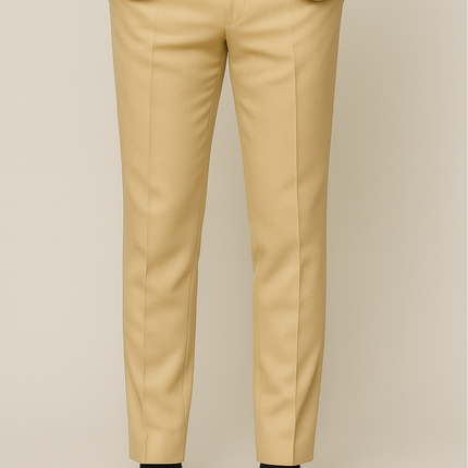 Men’s Dark Grey and Beige Three Piece Suit for Tailored Formal Business Wedding Set