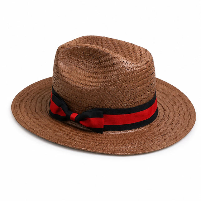 Classic Summer Straw Hat – Panama Style Fedora