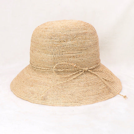 Foldable Straw Hat For Women Sun Protection and Beach Vacation Korean Style Boho Holiday Travel