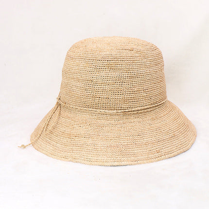 Foldable Straw Hat For Women Sun Protection and Beach Vacation Korean Style Boho Holiday Travel