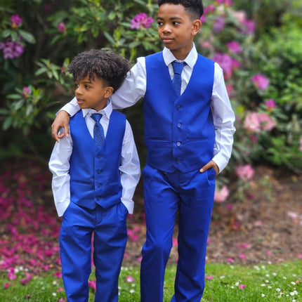 Baby Boys 5 Piece Blue for Wedding Prom Party Sweetearing