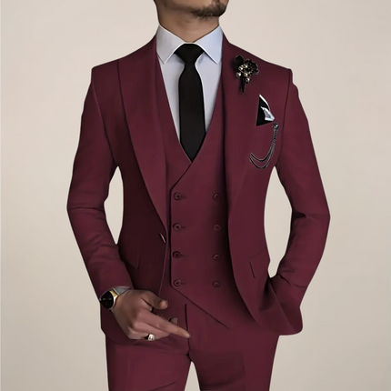 Men’s Three Piece Suit Business Formal Set