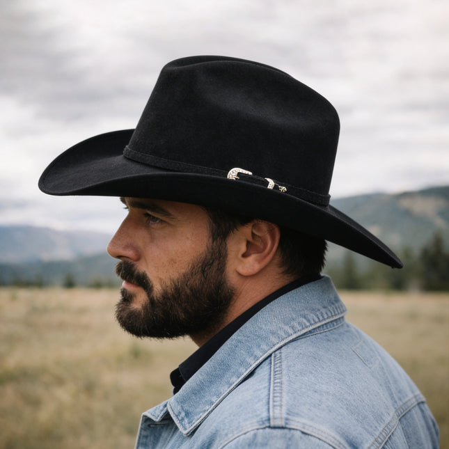 Rip Wheeler Cowboy Hat Cattleman Black Hat