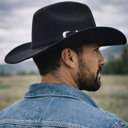 Rip Wheeler Cowboy Hat Cattleman Black Hat