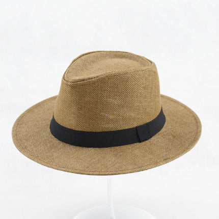 Classic Handmade Panama Hat Black Band Replica