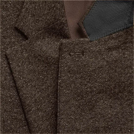 Sweetearing Tweed Suit Men's Vintage Classic Tuxedos