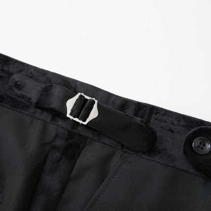 Men's 2-Piece Starry Black Smoking Suit
