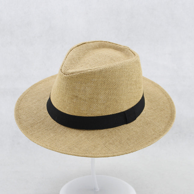 Classic Handmade Panama Hat Black Band